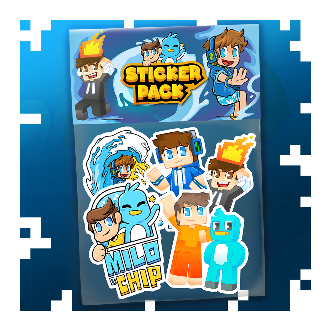 Sticker Pack Milo Chip Sticker pack milo chip