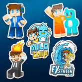 Milo and Chip official individual stickers
