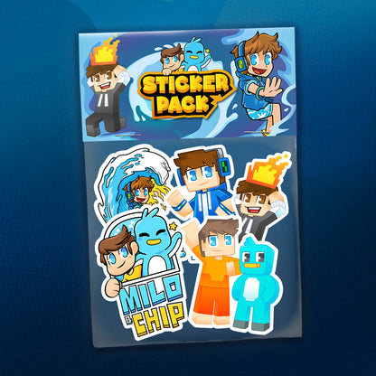 Milo and Chip official variety sticker pack